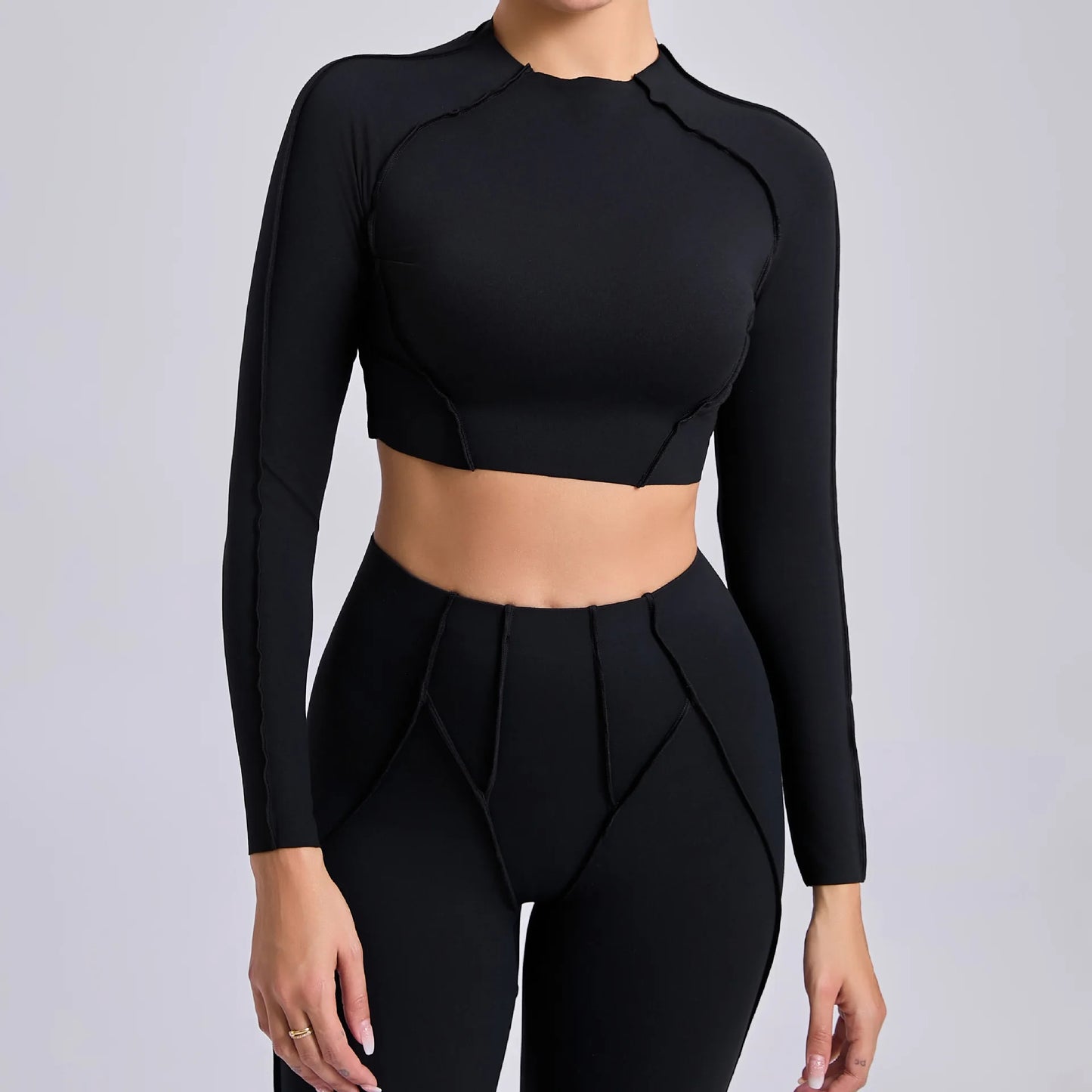 Long Sleeve Gym Shirts Sport Top Fitness Yoga Clothes for Women Active Wear Sports Shirt Elastic Fitness Yoga Running Shirts