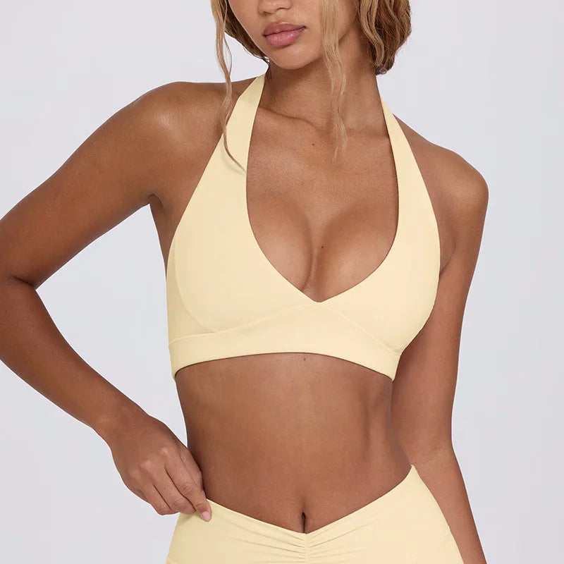 Summer Women Chest Padding And High Elasticity Bra Set 2Pcs Tennis Skirt Sportswear Female Golf Suits Sport Outfit For Woman