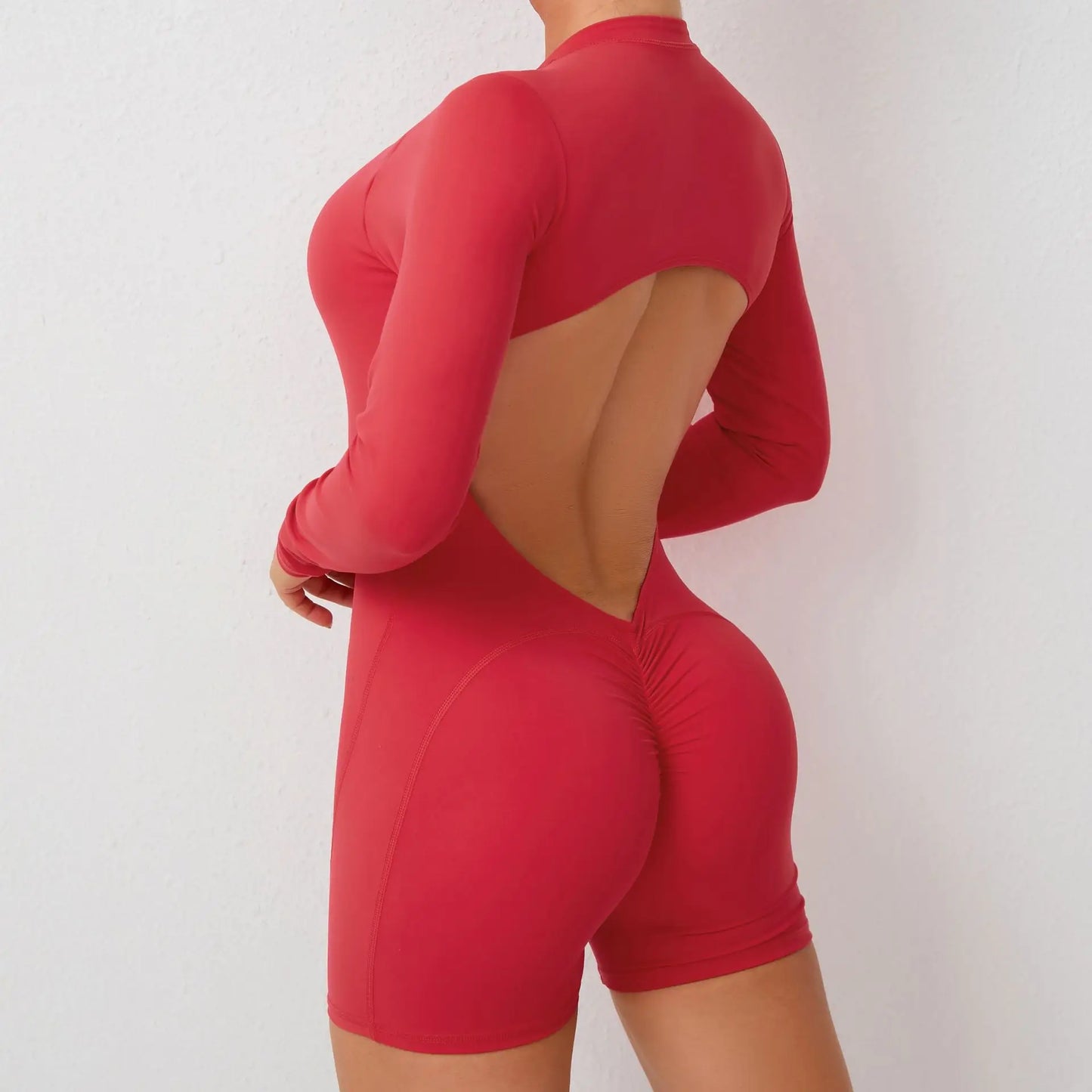 Yoga Jumpsuit Long Sleeved Sports Wear Gym Fitness Jumpsuit Sports Bodysuits Women Set Dance Running Workout Clothes Yoga Suit