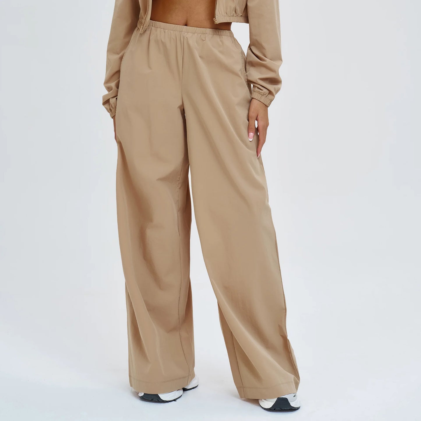 Women Sun protection Bell Bottom Pants Wide Leg Sports Yoga Pants Casual Fitness Pants Female High Waisted Gym Workout Pants