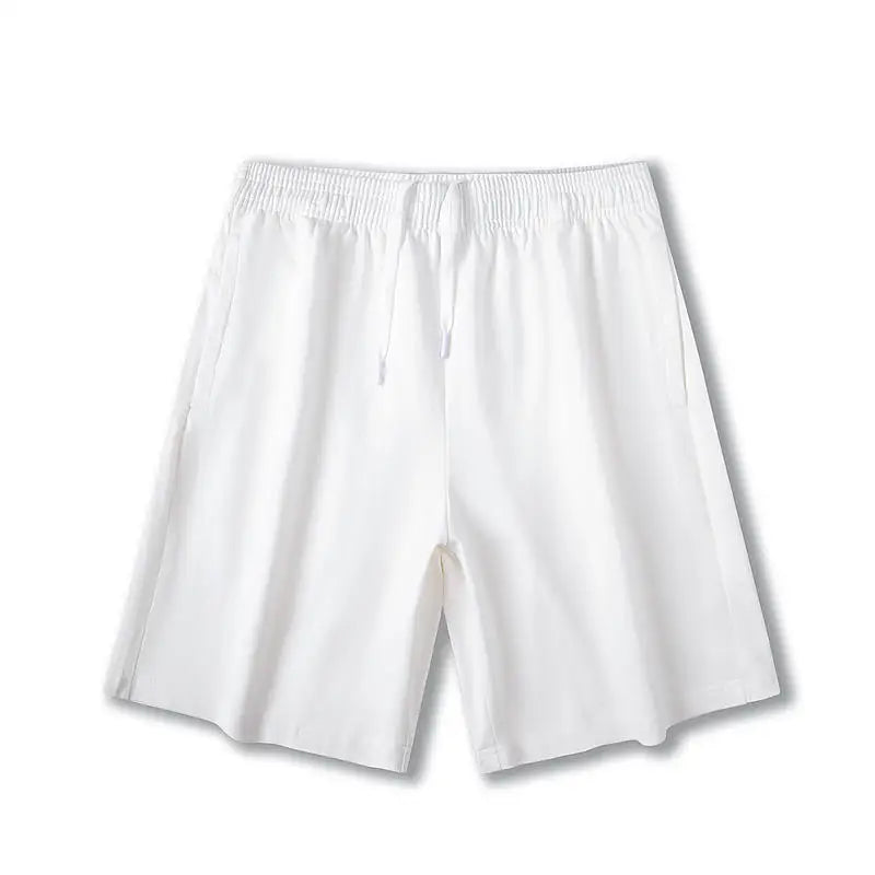 Custom LOGO DIY Brand 330GSM 100% Cotton Heavy Weight Shorts plus Big Size mens shorts summer casual beach blank shorts for men