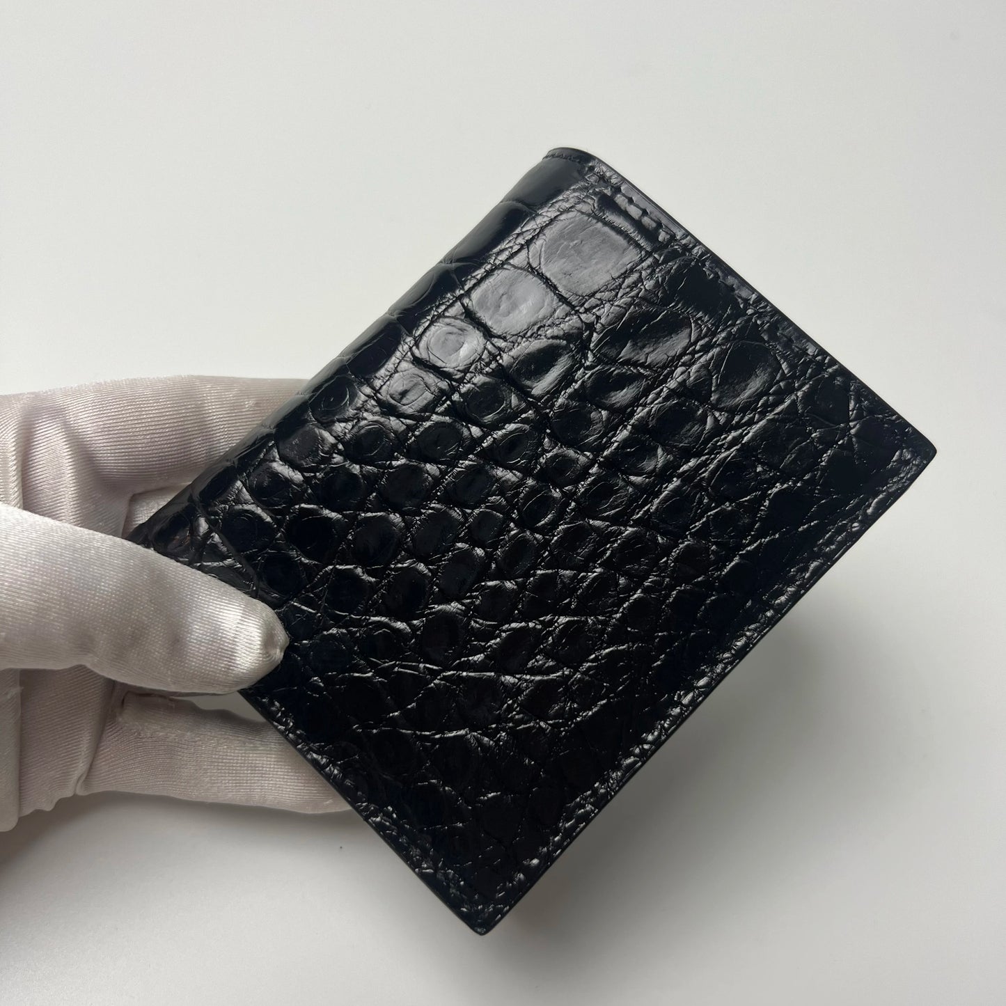 Men's Crocodile Leather Small Wallet, Men's Genuine Leather Fashionable Vertical Wallet, Multi-Functional Multi-Card Slot Wallet