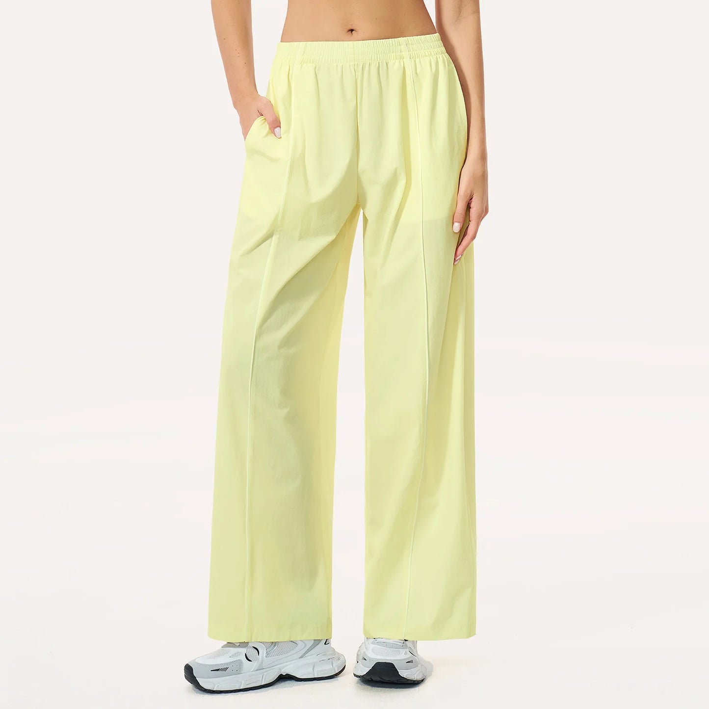Sun Protection High Waist Wide Leg Yoga Pants Fitness Sports Bell-bottoms Push Up Gym Workout Flared Pants Female Cycling Pants