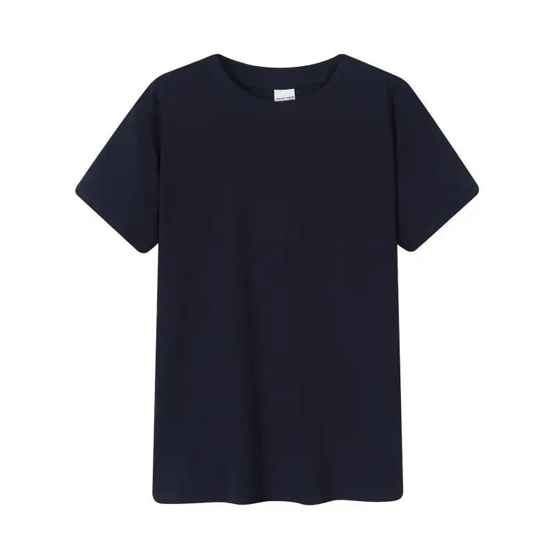 Custom LOGO DIY Women's Short Sleeve Solid Slim Fit Crew Neck Tee Basic Skinny Ribbed Tight Athletic Casual Workout Yoga Tshirt