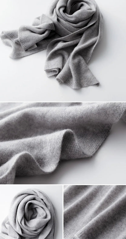New 100% Pure Cashmere Scarf Women Knitted Winter Autumn Elegant and smart! 100% pure cashmere scarf for men and women