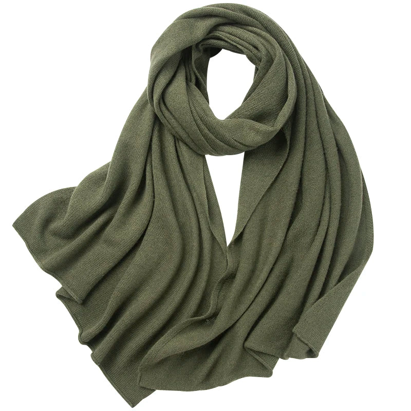 New 100% Pure Cashmere Scarf Women Knitted Winter Autumn Elegant and smart! 100% pure cashmere scarf for men and women