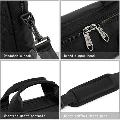 Men's Handbag Shoulder Custom Picture Logo Laptop Sleeve Laptop Bag Wholesale Waterproof Work Business Casual Briefcase