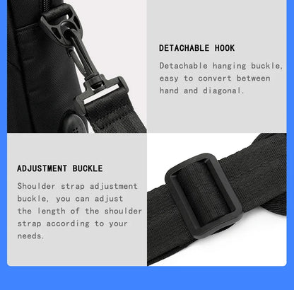 Men's Handbag Shoulder Custom Picture Logo Laptop Sleeve Laptop Bag Wholesale Waterproof Work Business Casual Briefcase