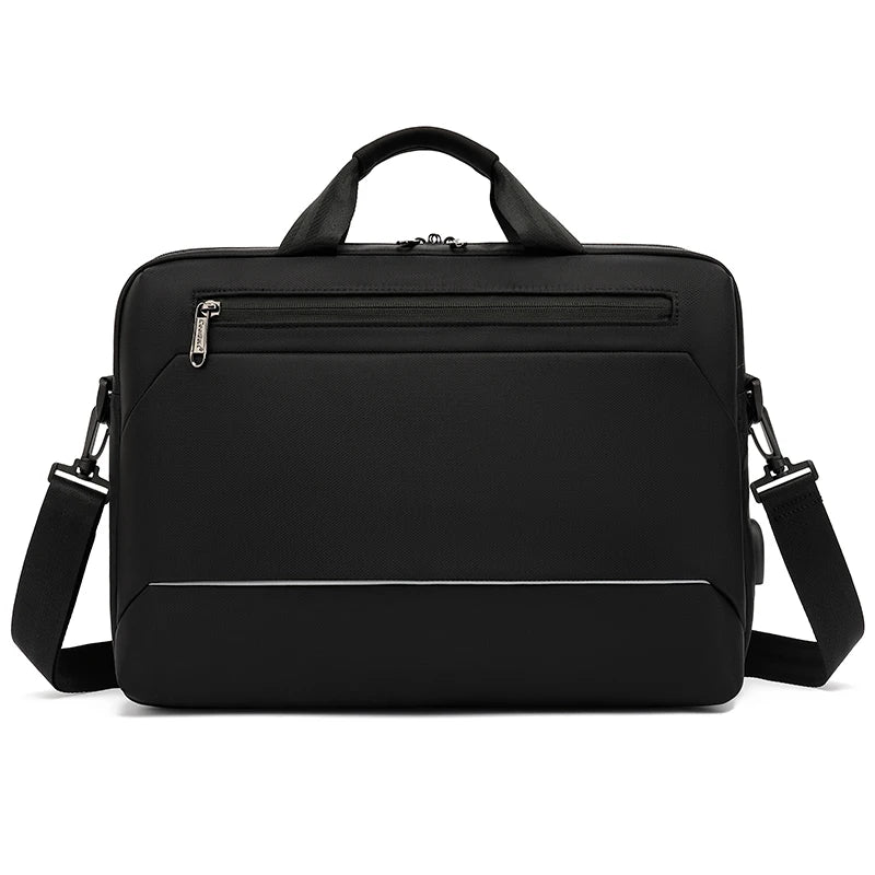Men's Handbag Shoulder Custom Picture Logo Laptop Sleeve Laptop Bag Wholesale Waterproof Work Business Casual Briefcase