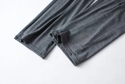 Men's spring and summer new modal pajamas two-piece short-sleeved trousers thin large size loose sports home wear suit sleepwear