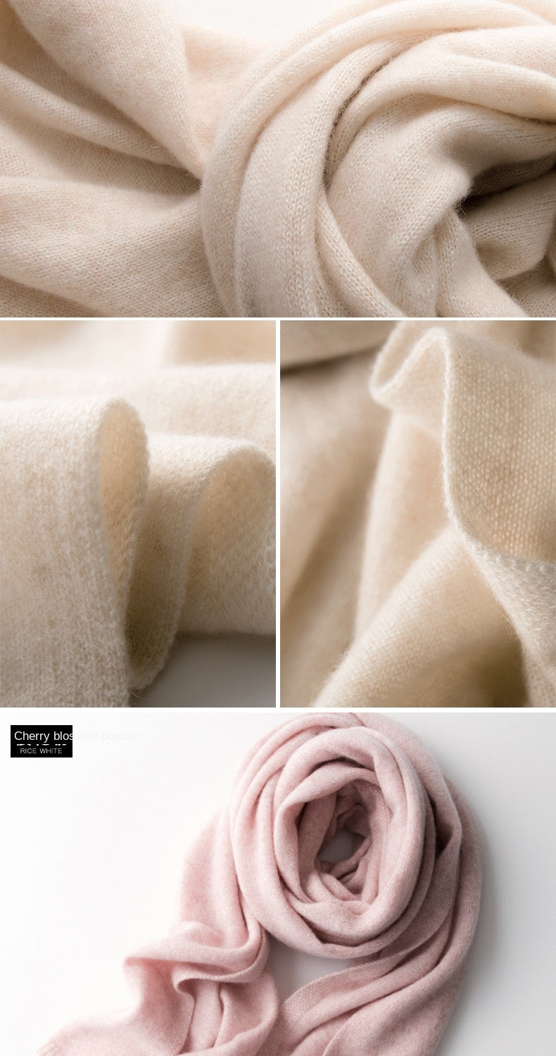 New 100% Pure Cashmere Scarf Women Knitted Winter Autumn Elegant and smart! 100% pure cashmere scarf for men and women