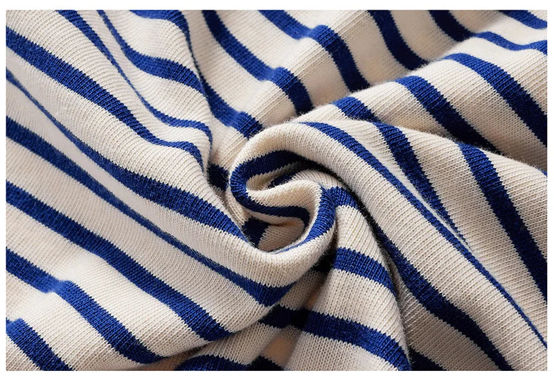Autumn New Long Sleeve Polo Shirt Men Japanese Retro Loose Combed Cotton Striped Shirts Casual Streetwear Lapel Tops Oversize