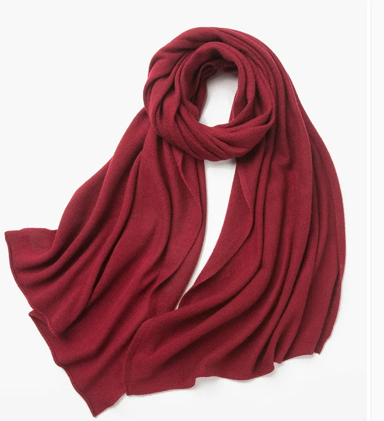 New 100% Pure Cashmere Scarf Women Knitted Winter Autumn Elegant and smart! 100% pure cashmere scarf for men and women