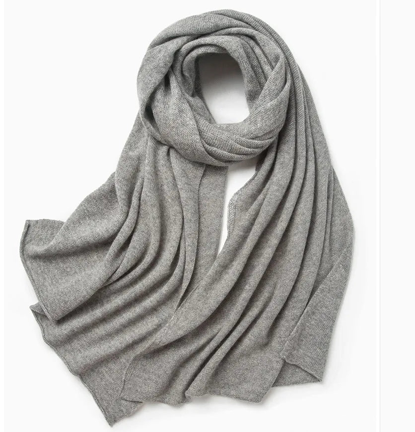New 100% Pure Cashmere Scarf Women Knitted Winter Autumn Elegant and smart! 100% pure cashmere scarf for men and women