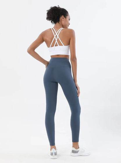 SOISOU Top Women Bra Cropped Bralette Gym Yoga Sports Bra Cross Sexy Back Female Bra Breathable Top Women's Underwear 25 Colors