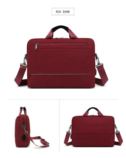 Men's Handbag Shoulder Custom Picture Logo Laptop Sleeve Laptop Bag Wholesale Waterproof Work Business Casual Briefcase