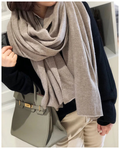 New 100% Pure Cashmere Scarf Women Knitted Winter Autumn Elegant and smart! 100% pure cashmere scarf for men and women