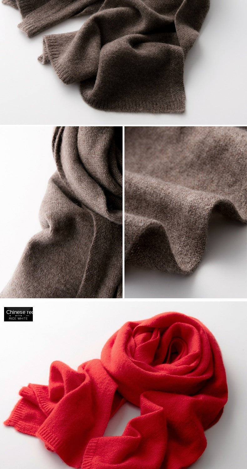 New 100% Pure Cashmere Scarf Women Knitted Winter Autumn Elegant and smart! 100% pure cashmere scarf for men and women