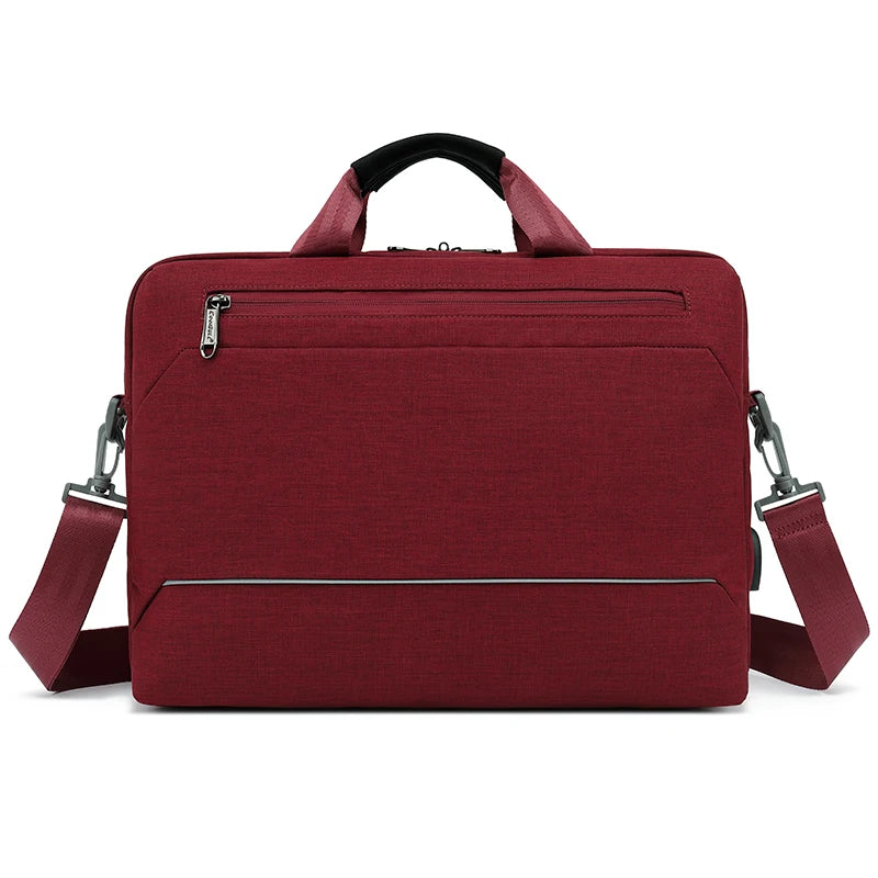 Men's Handbag Shoulder Custom Picture Logo Laptop Sleeve Laptop Bag Wholesale Waterproof Work Business Casual Briefcase