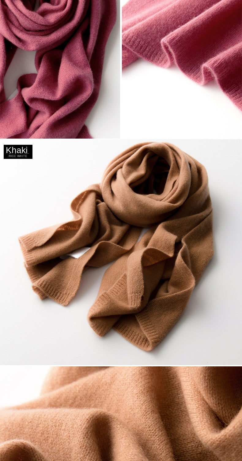 New 100% Pure Cashmere Scarf Women Knitted Winter Autumn Elegant and smart! 100% pure cashmere scarf for men and women