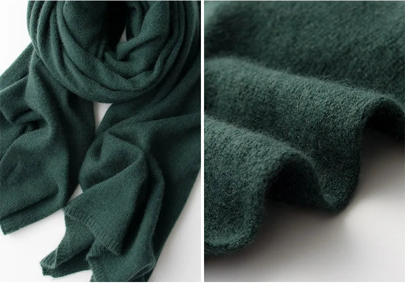 New 100% Pure Cashmere Scarf Women Knitted Winter Autumn Elegant and smart! 100% pure cashmere scarf for men and women