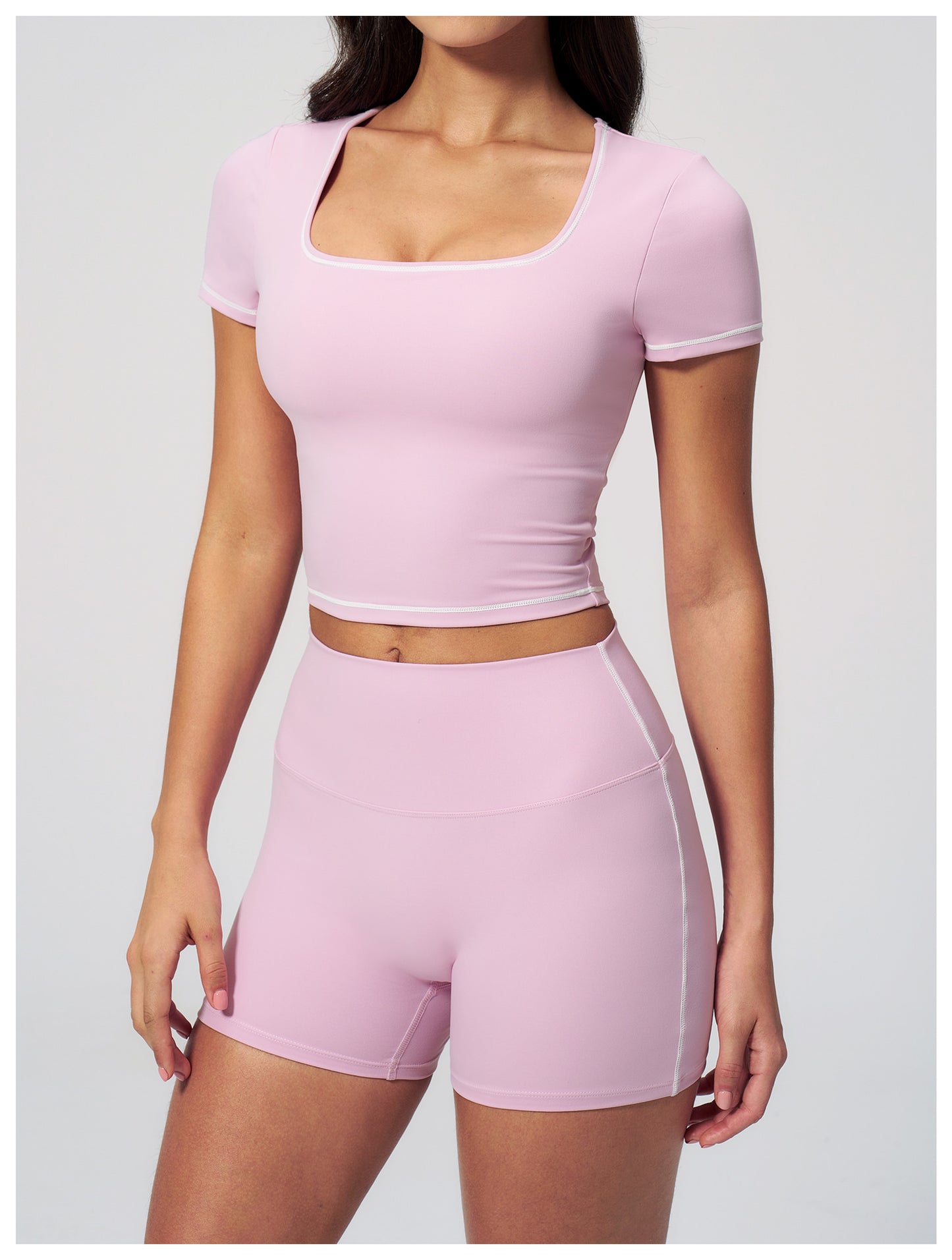 Yoga Shirts Women Sports T-Shirts Fitness Yoga Short Sleeve Gym Workout Top Running Active Shirts Female Push Up Sports T-shirts