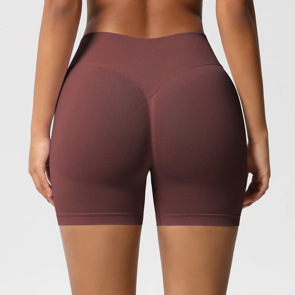 Custom LOGO women's  28-color XS-2XL seamless fitness yoga shorts high waist hip lift sports tight quick-drying shorts