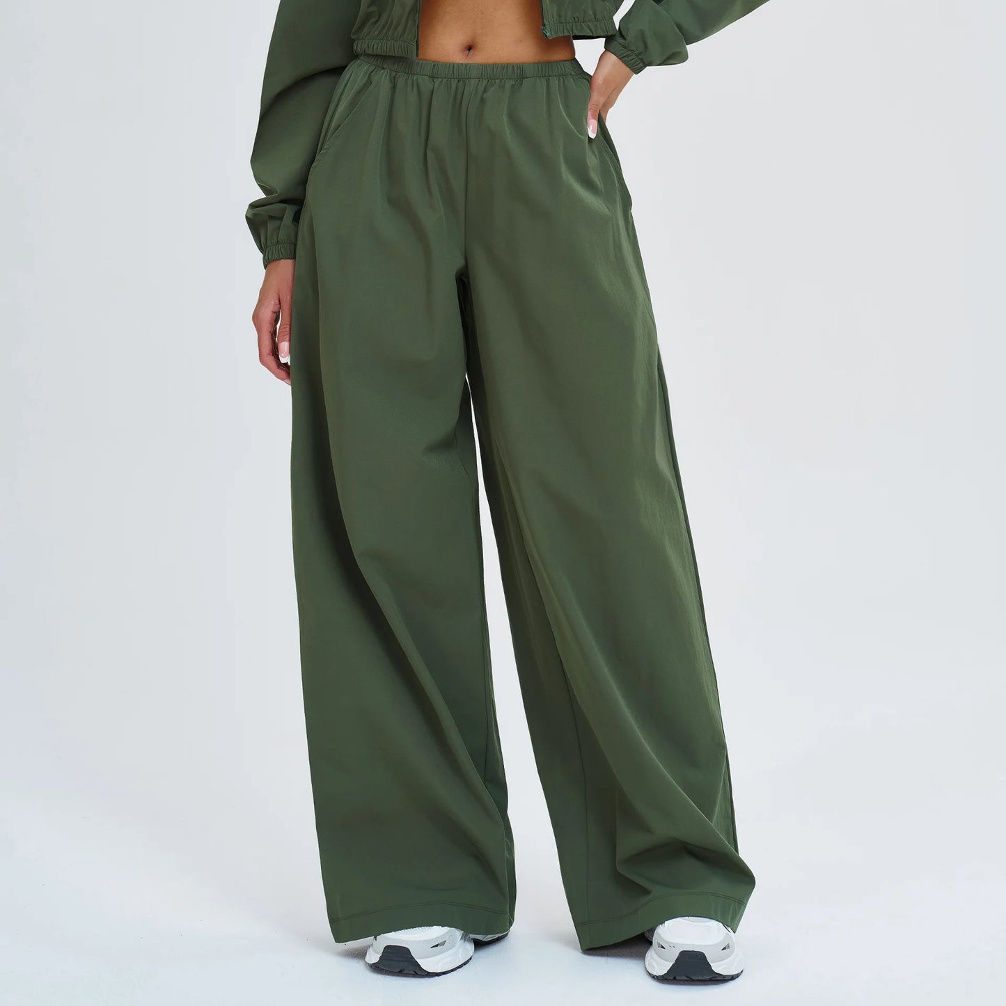 Women Sun protection Bell Bottom Pants Wide Leg Sports Yoga Pants Casual Fitness Pants Female High Waisted Gym Workout Pants