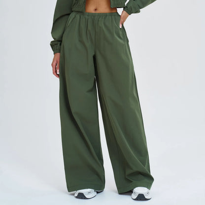 Women Sun protection Bell Bottom Pants Wide Leg Sports Yoga Pants Casual Fitness Pants Female High Waisted Gym Workout Pants