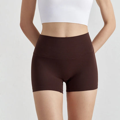 TRY TO BN Women High Waisted Gym Shorts Butt Lifting Breathable Biker Shorts Fitness Running Yoga Workout Cycling Sports Shorts