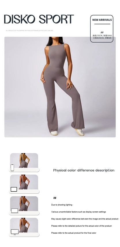 New Gym Women Training Yoga Set Sportswear Women One Piece Jumpsuit Fitness Rompers Female Workout Legging Bodysuits