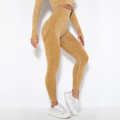 Summer Autumn Seamless Yoga Pant High Elastic Sports Fitness Legging Women High Waist Gym Scrunch Butt Running Training Leggings