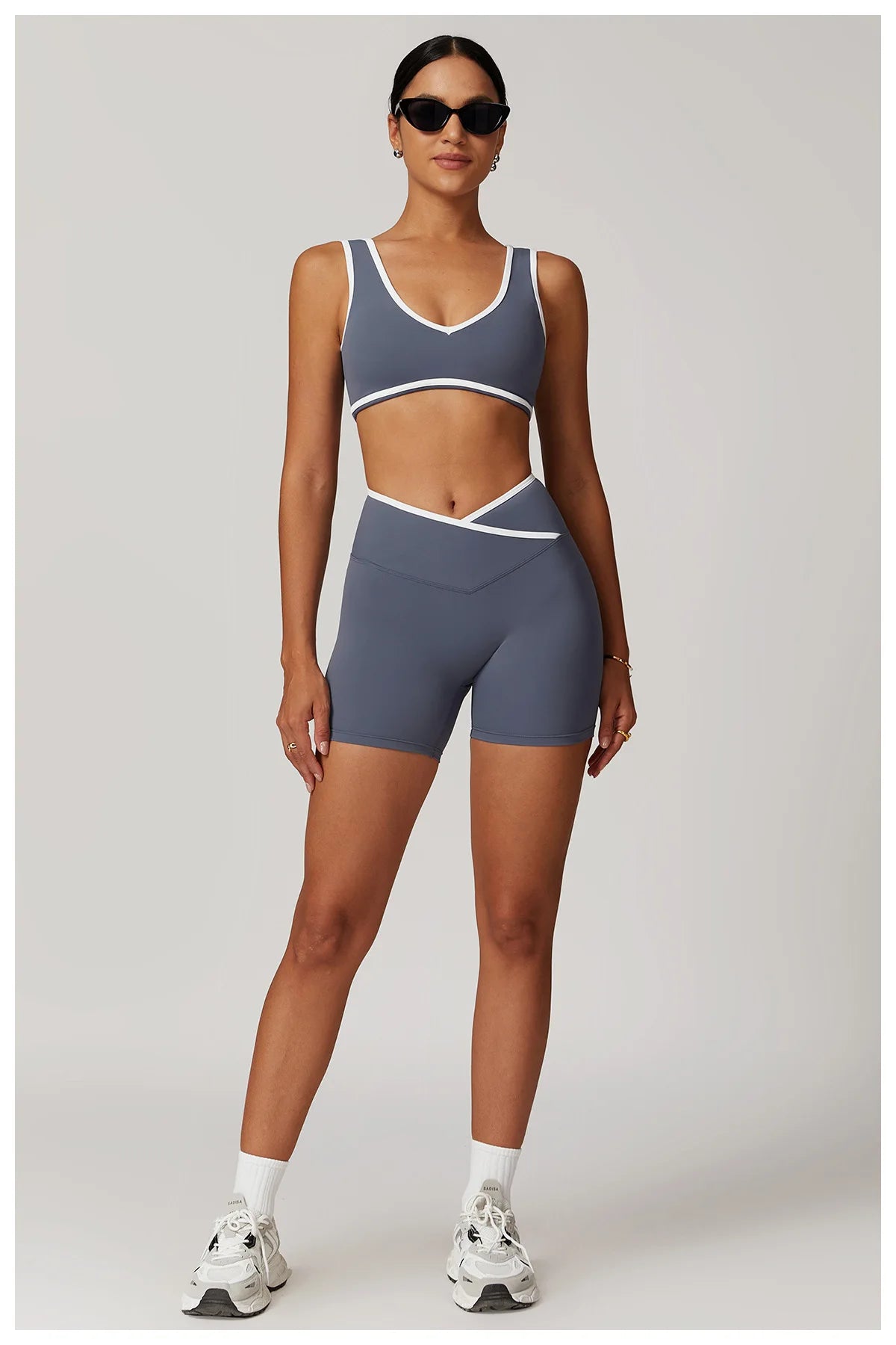 Yoga Set Women Sportswear 2PCS Gym Set High Waist Leggings Sports Bra Fitness Vest Athletic Wear Women's Suit Workout Clothes