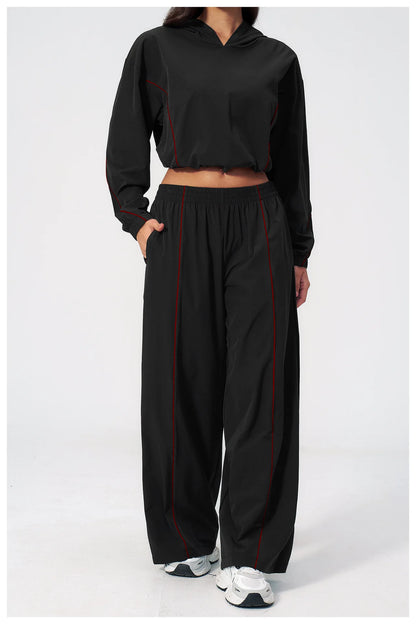 Yoga Set For Women Tracksuit Summer Sun Protection Set Yoga Long Sleeved Running Set Outdoor Sportswear For Women Athletic Wear