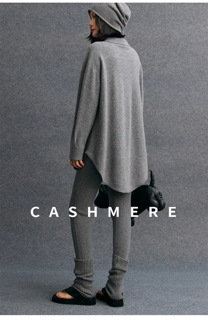 High Quality Women 100% Cashmere Legging Basic Soft elastic Pants Autumn Winter Cashmere Knitted Legging Trousers Warm Comfy
