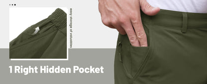 TACVASEN Lightweight Hiking Pants Mens Quick Dry Cargo Work Pants Nylon Waterproof Outdoor Trekking Fishing Pants Male Trousers