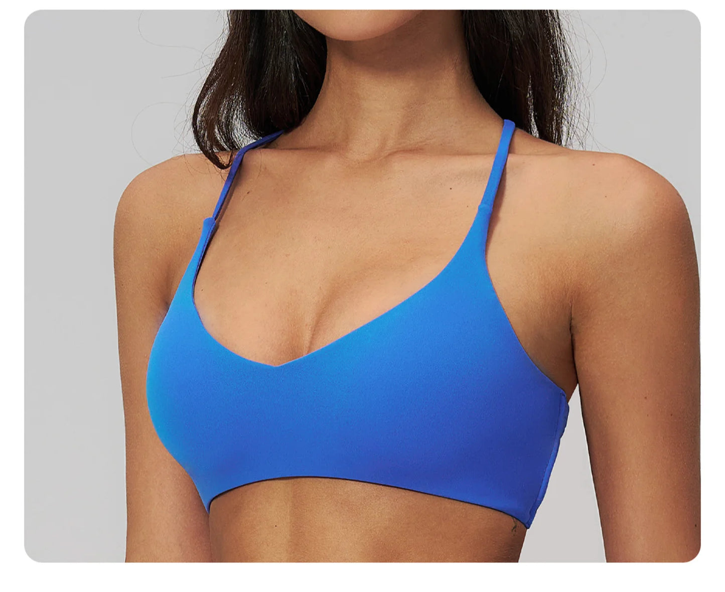 Women Cross Back Sports Underwear Breathable Yoga Bra Shockproof Fitness Top Gym Workout Underwear Female Sports Yoga Crop Top