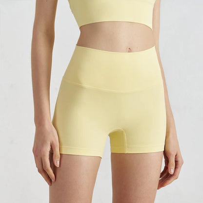 TRY TO BN Women High Waisted Gym Shorts Butt Lifting Breathable Biker Shorts Fitness Running Yoga Workout Cycling Sports Shorts
