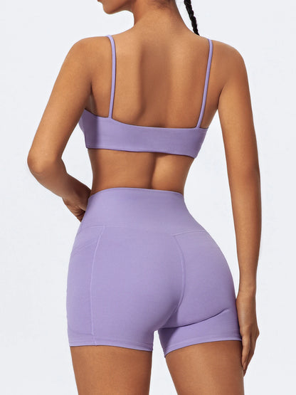 Summer Sling Yoga Bra Women Gym Workout Push Up Brassiere Female Outdoors Sports Underwear Women Fitness Shockproof Crop Top