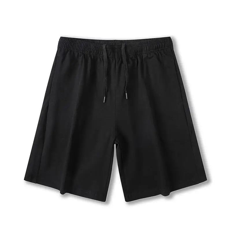 Custom LOGO DIY Brand 330GSM 100% Cotton Heavy Weight Shorts plus Big Size mens shorts summer casual beach blank shorts for men