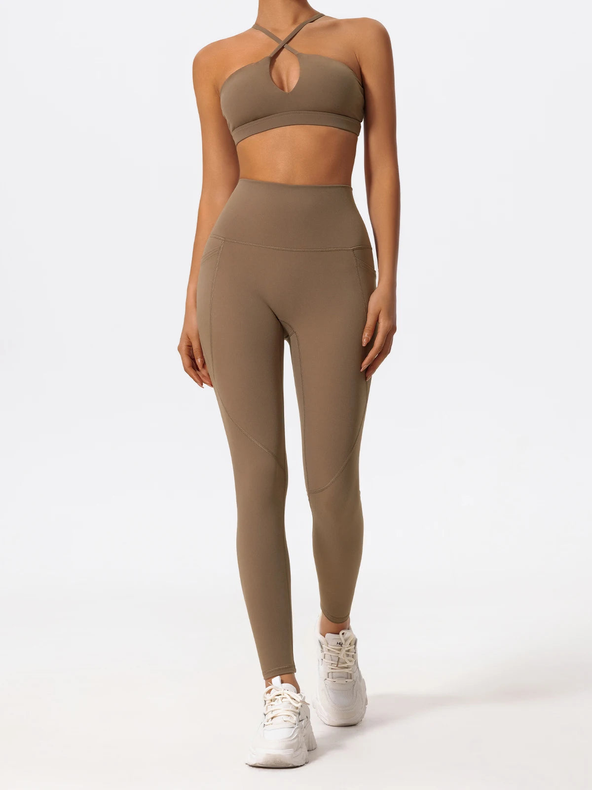 Hearuisavy Ultra-Soft Fabrics 2Pcs Sports Set Women Cross Workout Clothing Gym Suit High Waist Legging Quick Dry Yoga Clothes