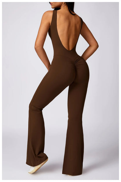 New Gym Women Training Yoga Set Sportswear Women One Piece Jumpsuit Fitness Rompers Female Workout Legging Bodysuits