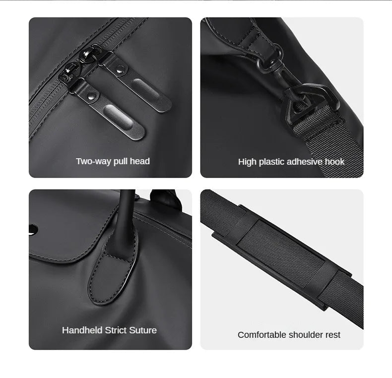 Customized Travel Bag Logo Luggage Bag Handheld Lightweight Men's Business Travel Storage Bag Yoga Fitness Bag Printed Name