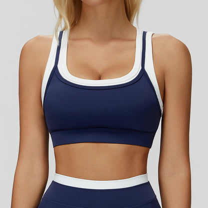 SWELTERING Women's Yoga Bra Breathable Fitness Vest Anti-Sweat Sports Underwear Female Gym Workout Crop Top Running Push Up Bra