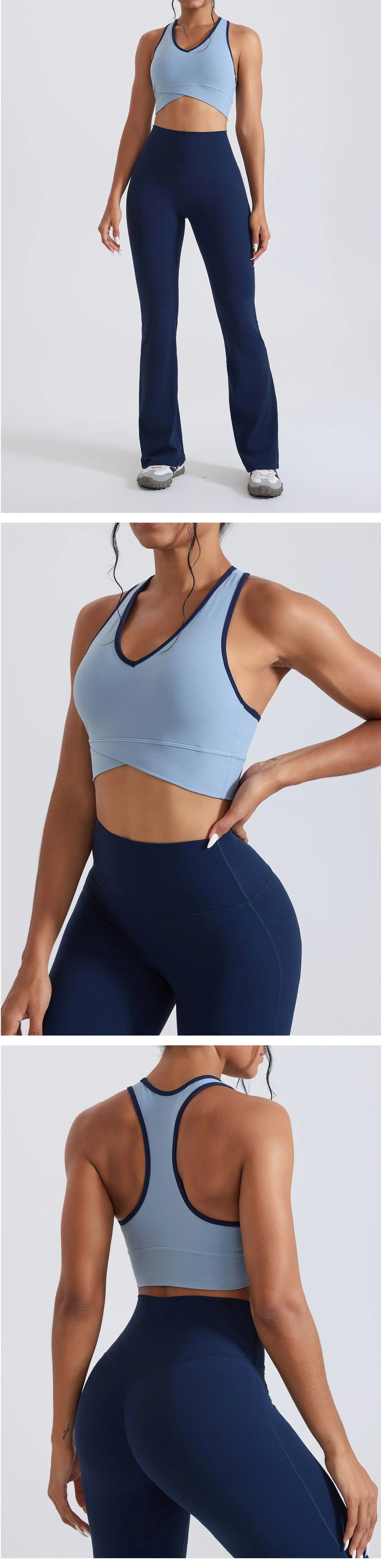 Women Yoga Bra Shockproof Gym Tank Top Sports Underwear Push-Up Workout Crop Top Female Fitness Yoga Vest Gym Training Bras