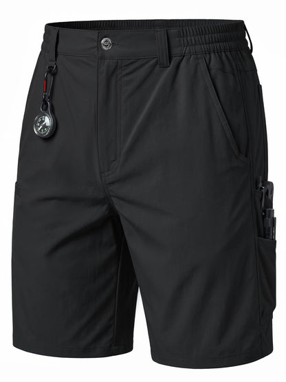 TACVASEN Men's Hiking Cargo Shorts Quick Dry Water-Resistant Lightweight Tactical Outdoor Work Casual Shorts with 8 Pockets