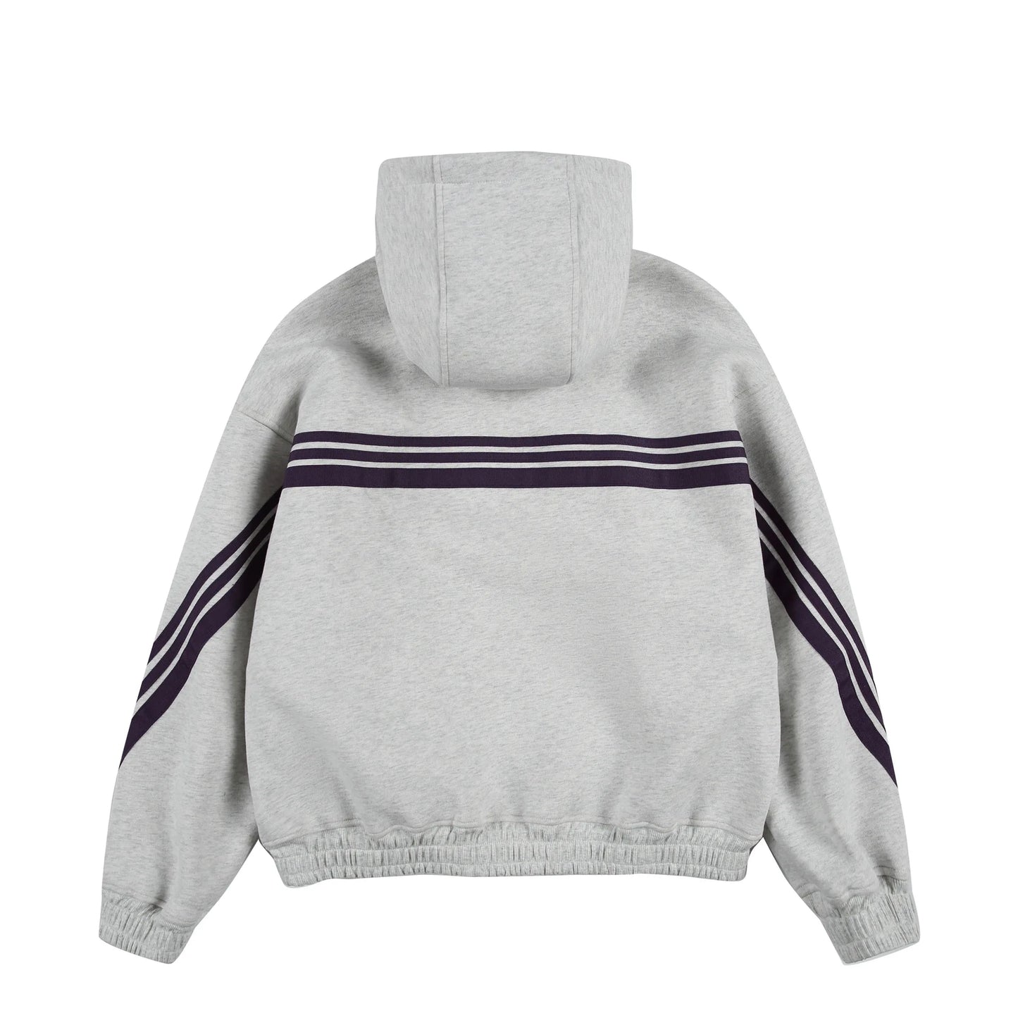 Akkad Kuti 2026 New Heavyweight Retro Japanese Sle Striped Patchwork Hoodie Ex Loose Fit Casual Sweater Thi Cotton Fabric