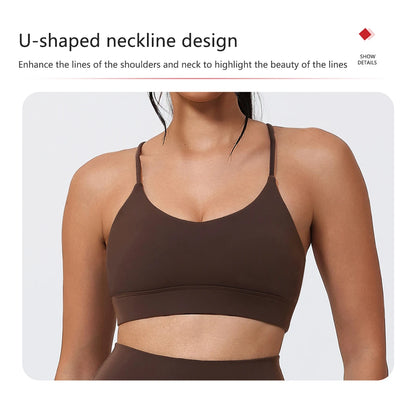 Hearuisavy Sports Shorts Set 2Pcs Women High Waisted Breathable Yoga Pants Gym Running Shock Proof Comfort Pilates Sports Bra