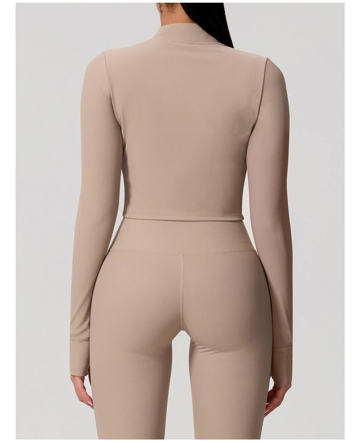 Summer Women Gym Zipper Long Sleeve Jacket Outdoors Workout Yoga Top Female Slim tight Clothes Women Quick-Dry Sportswear