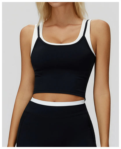 Thread Yoga Vest Women's Shockproof Gym Fitness Sports Underwear Sexy Breathable Yoga Bra Female Workout Yoga Vest Sports Bras